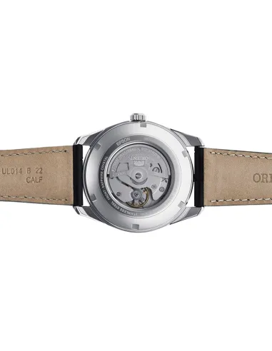 Orient Classic Sun & Moon RA-AK0310S 41.5mm 50m WR correa de cuero cristal de zafiro