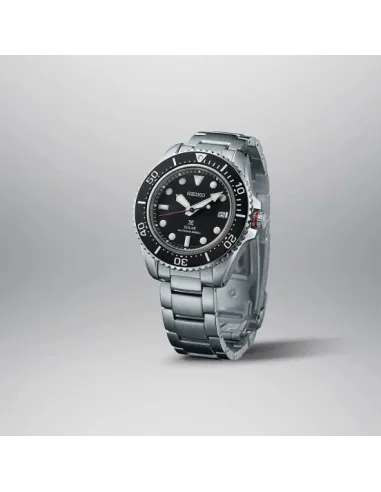 reloj solar buceo hombre Seiko Prospex Solar SNE589P1 42.8mm 100m WR cristal de zafiro correa de acero