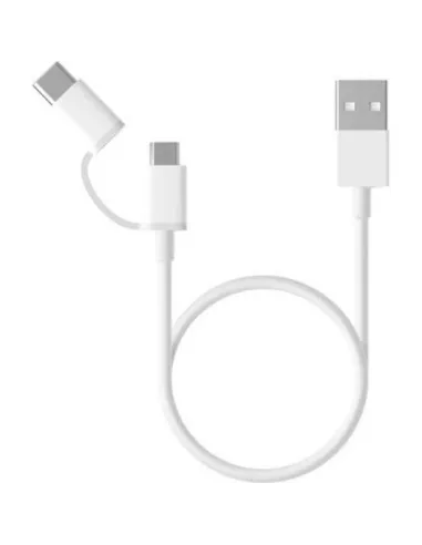 Xiaomi Cable USB-A a MicroUSB con Adaptador a USB-C 30cm