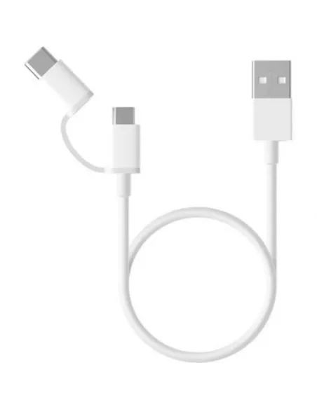 Xiaomi Cable USB-A a MicroUSB con Adaptador a USB-C 30cm