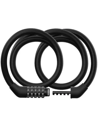 Xiaomi Candado de Cable con Combinacion para Patinete Electrico - Combinacion de 5 Digitos - Cable de Acero