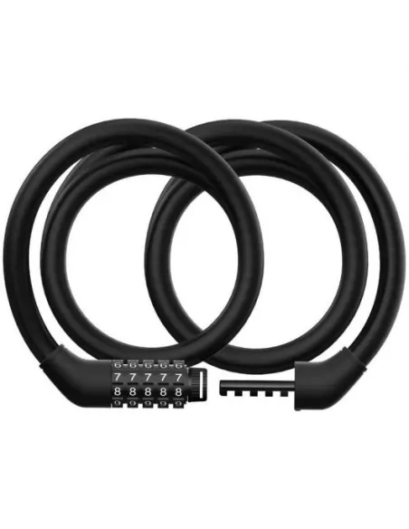 Xiaomi Candado de Cable con Combinacion para Patinete Electrico - Combinacion de 5 Digitos - Cable de Acero