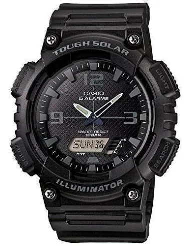 solar  Casio Sports Tough Solar AQ-S810W-1A2JH JDM 100M WR 5 alarmas JDM