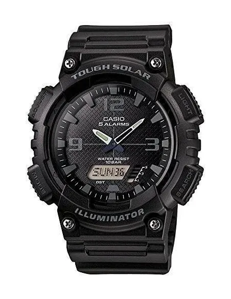 solar  Casio Sports Tough Solar AQ-S810W-1A2JH JDM 100M WR 5 alarmas JDM