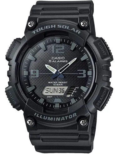 solar  Casio Sports Tough Solar AQ-S810W-1A2JH JDM 100M WR 5 alarmas JDM