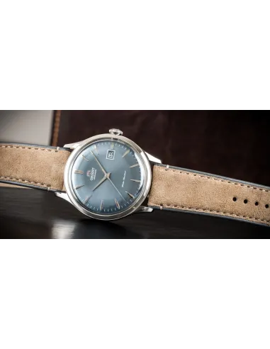reloj automático hombre Orient Bambino RA-AC0P03L 42mm correa de cuero (acepta cuerda manual)