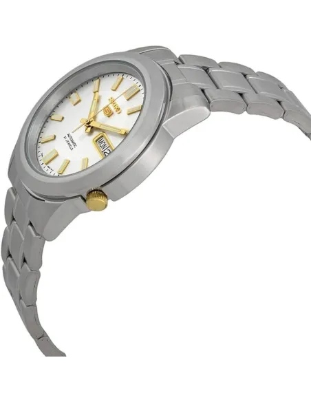 reloj automático hombre Seiko 5 SNKK09K1 39.5mm 30m WR correa de acero