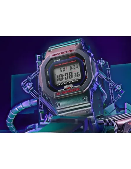 Casio G-SHOCK  DW-B5600AH-6JF JDM Smartphone Link 200M WR Hora Mundial Resistencia a los golpes