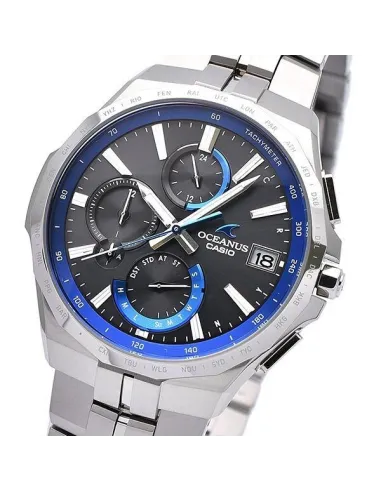 reloj radio-control Titanio solar Casio Oceanus MANTA OCW-S5000-1AJF JDM 42.3mm 100m WR cristal de zafiro