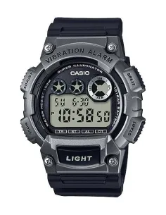 Reloj deportivo hombre Casio W735H-1B Alarma Vibración Superiluminador 10 años batería 100m Water Resist