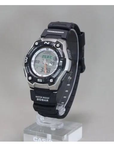 reloj deportivo de pesca Casio Phishing Gear AQW-101J-1AJH JDM 200m WR 46mm Thermosensor JDM (mercado interior japonés)