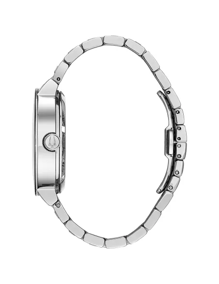reloj automático hombre Bulova Futuro 96A204 42mm azul correa de acero 30m WR