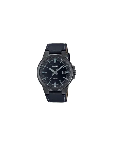Reloj CASIO Analógico MTP-E173BL-1AV correa de piel 50m water resist