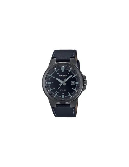 Reloj CASIO Analógico MTP-E173BL-1AV correa de piel 50m water resist