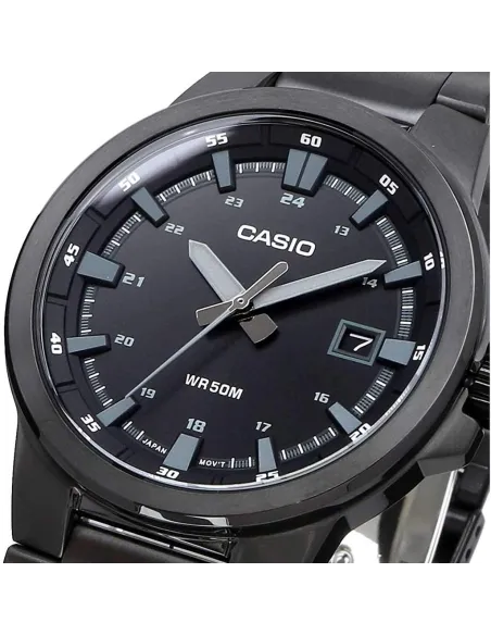 Reloj CASIO Analógico MTP-E173BL-1AV correa de piel 50m water resist