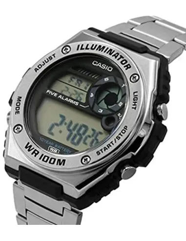 Reloj deportivo hombre Casio MWD-100HD-1AV Hora Mundial 5 Alarmas Despertador 10 años batería