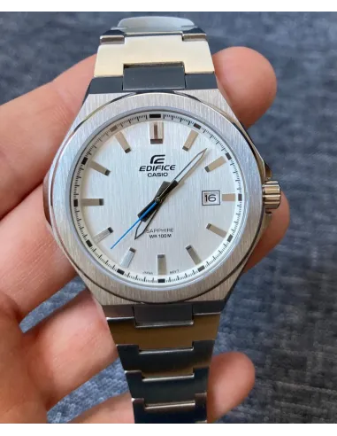 reloj hombre Casio Edifice EFB-108D-7AV 45mm 100m WR cristal de zafiro correa de acero