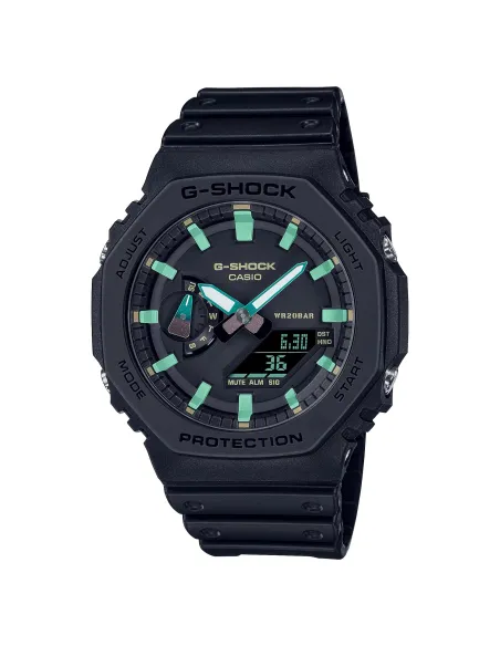 Casio G-Shock GA-2100RC-1A Carbon Core Guard Rusted Iron Hora Mundial  200m WR