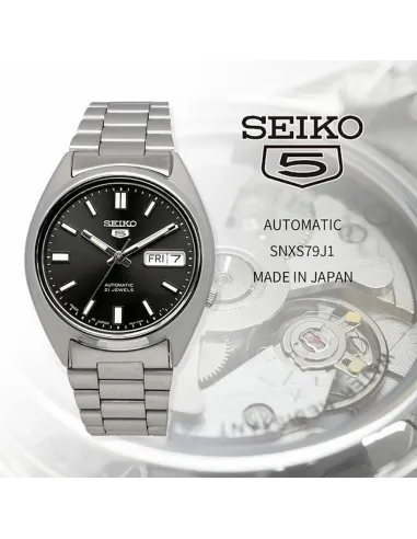 Reloj hombre automático Seiko SNXS79K1 Seiko 5 correa acero
