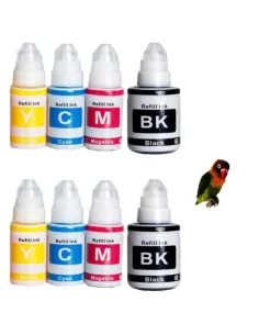8 Botellas de Tinta Compatibles Canon GI43 GI-43  Pixma G540 G640