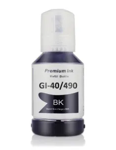 Botella de Tinta Compatible Canon GI40 Negro - GI40PGBK / 3385C001 Pixma G5040 G6040 G7040 GM2040