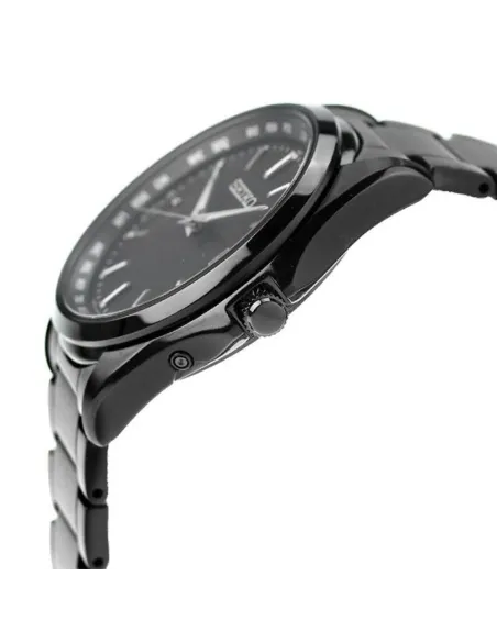 reloj solar radiocontrol titanio Seiko Selection SBTM333 JDM 39.5MM 100M WR caja y correa de titanio cristal de zafiro