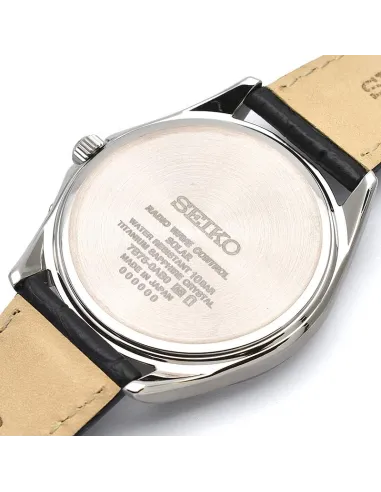 reloj solar radiocontrol Titanio Seiko Selection SBTM295 JDM 39.5mm 100m WR cristal de zafiro