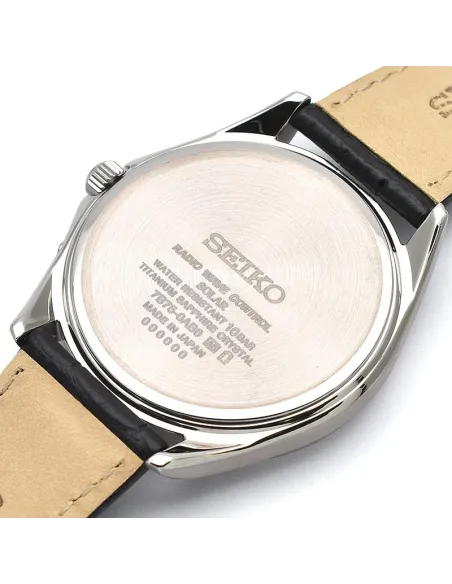 reloj solar radiocontrol Titanio Seiko Selection SBTM295 JDM 39.5mm 100m WR cristal de zafiro
