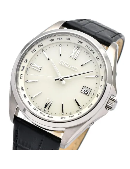 reloj solar radiocontrol Titanio Seiko Selection SBTM295 JDM 39.5mm 100m WR cristal de zafiro