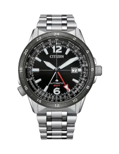 reloj automático hombre Citizen Promaster Sky GMT NB6046-59E JDM 44.5MM 200M WR cristal de zafiro