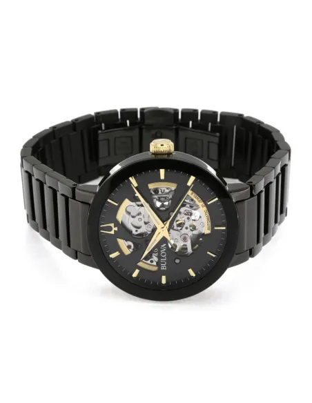 Reloj automático hombre Bulova Futuro Modern 98A203 41mm correa de acero PVD 30m WR