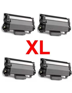 4 toner compatibles para Brother TN2510XL TN-2510 XL TN2510 XL alta capacidad