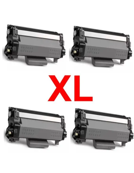 4 toner compatibles para Brother TN2510XL TN-2510 XL TN2510 XL alta capacidad