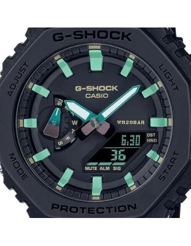 Casio G-Shock GA-2100RC-1A Carbon Core Guard Rusted Iron Hora Mundial  200m WR