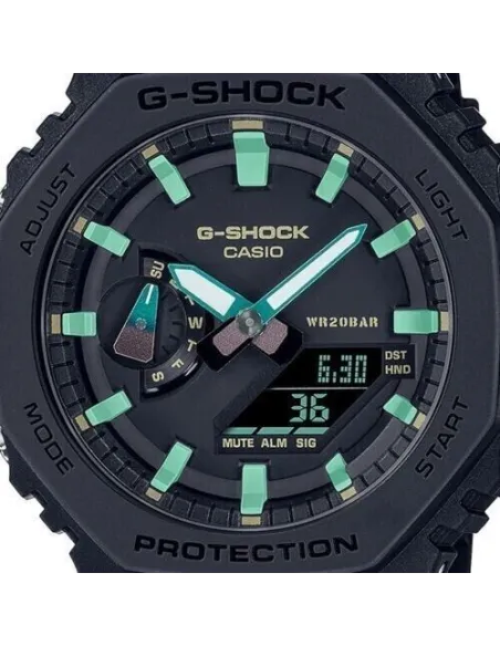 Casio G-Shock GA-2100RC-1A Carbon Core Guard Rusted Iron Hora Mundial  200m WR
