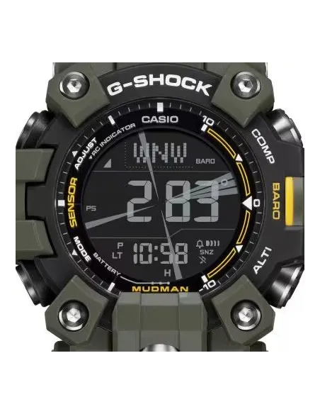 reloj deportivo hombre Casio G-Shock Mudman Master of G GW-9500-3 200m WR resistente a los golpes Barómetro Brújula digital