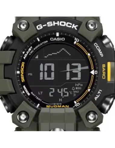reloj deportivo hombre Casio G-Shock Mudman Master of G GW-9500-3 200m WR resistente a los golpes Barómetro Brújula digital