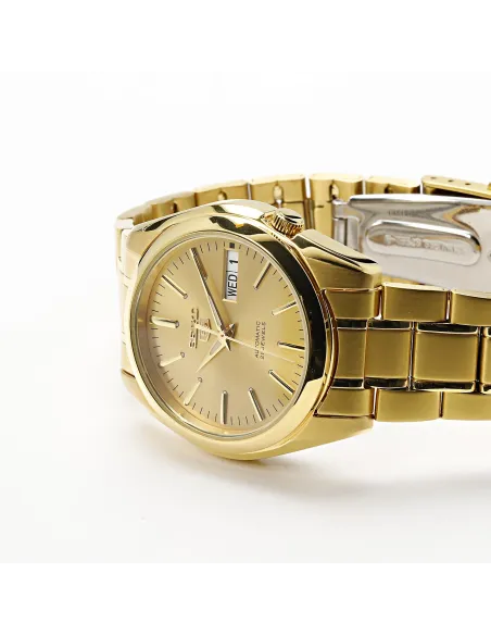 reloj unisex automático Seiko 5 SNKL48K1 38mm 30m WR correa de acero Calibre 7S26
