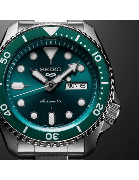 reloj automático buceo hombre Seiko 5 Sports SRPD61K1 42.5mm 100m WR correa de acero