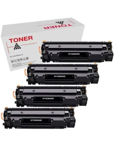 lot 4 toner HP CE285A / TONER 85A HP compatible HP Laserjet Pro P1102 Pro M1132