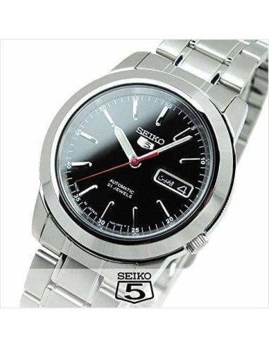 reloj automático hombre Seiko 5 SNKE53J1 Hecho en Japón 38mm 30m WR correa de acero