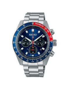 solar hombre Seiko Prospex SpeedTimer SBDL097 JDM  41.4mm 100m WR cristal de zafiro anti-reflejos