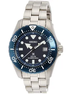 solar hombre titanio Seiko Prospex Air Scuba Divers SBDN017 JDM 38.75MM 200M WR Caja y brazalete de titanio