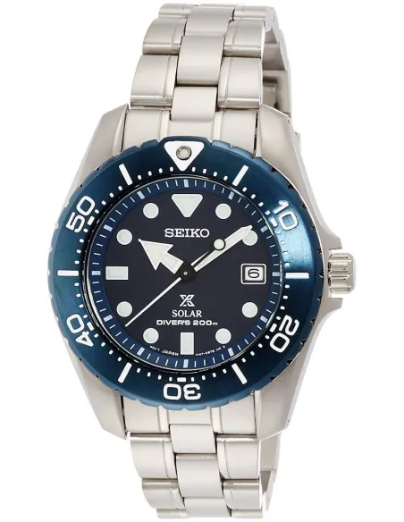 solar hombre titanio Seiko Prospex Air Scuba Divers SBDN017 JDM 38.75MM 200M WR Caja y brazalete de titanio