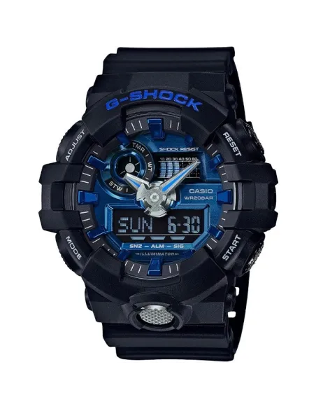 reloj deportivo hombre Casio G-SHOCK GA-710-1A2JF JDM Analog Digital resistente a los golpes 200m WR Hora Mundial