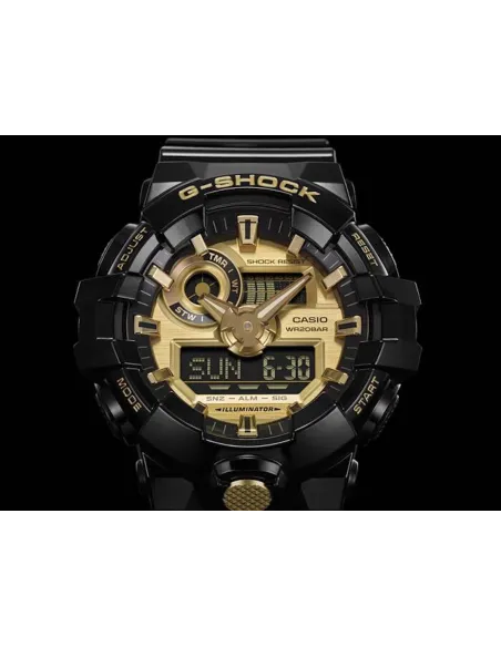 Casio G-Shock  GA-710GB-1AJF JDM Analog Digital 200m WR Hora Mundial resistente a los golpes JDM
