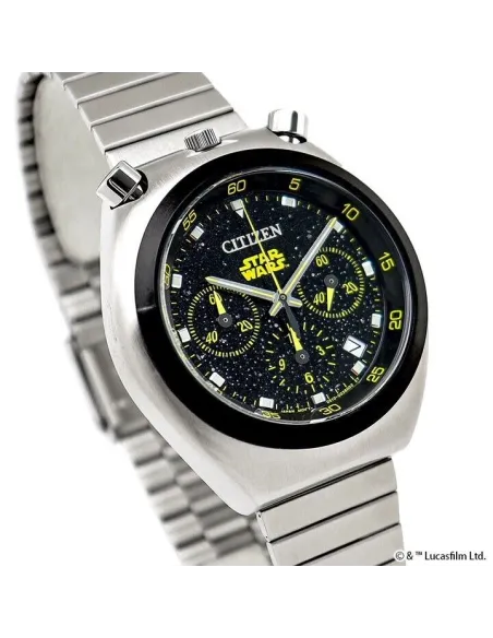 Reloj Citizen Tsuno Record Label Star Wars AN3667-58E 38mm JDM Limited Edition 400pcs Quartz correa de acero