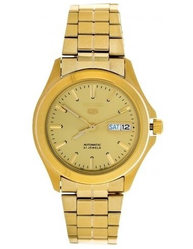 reloj unisex automático Seiko 5  SNKK98K1 37mm 30m WR correa de acero