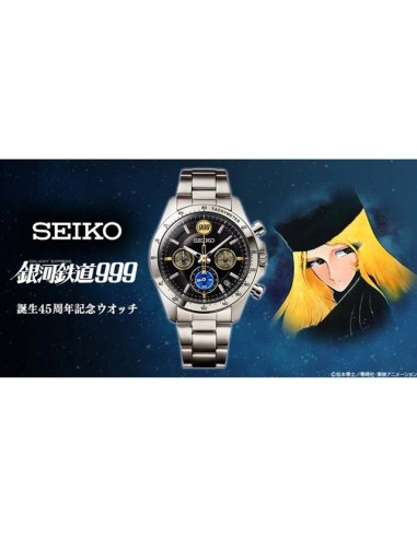 reloj cronógrafo hombre SEIKO GALAXY EXPRESS 999 45TH ANNIVERSARY WATCH LIMITED EDITION MADE IN JAPAN 39.8mm JDM 100M WR