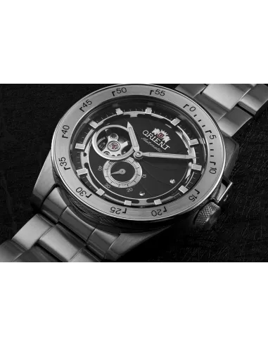 reloj automático hombre Orient Retro Future Camera RA-AR0201B 40.8mm 50m WR correa de acero (admite cuerda manual)